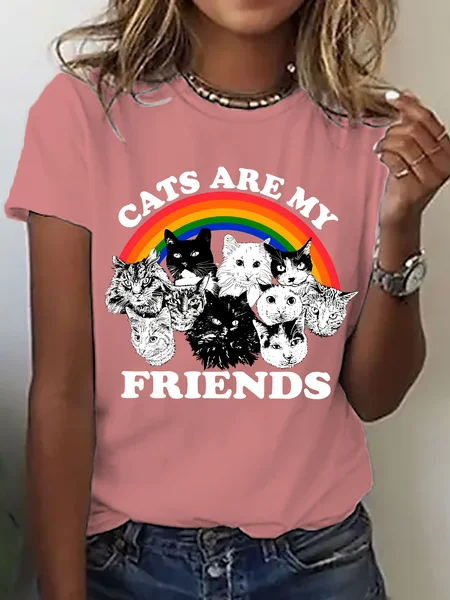Vintage Animal Crew Neck Short Sleeve T-shirt, Orange pink, T-shirts
Vintage Animal Crew Neck Short Sleeve T-shirt, Orange pink, T-shirts
