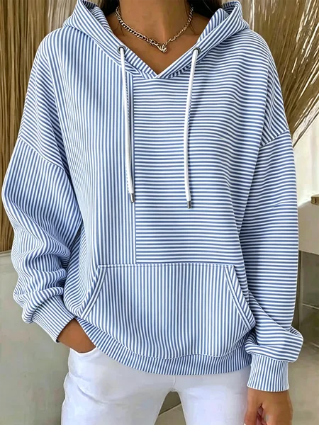 Casual Hoodie Striped Hoodie, Blue, Hoodies & Sweatshirts
Casual Hoodie Striped Hoodie, Blue, Hoodies & Sweatshirts