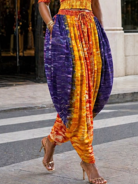 Urban Random Print Harem Pants, As picture, Pants
Urban Random Print Harem Pants, As picture, Pants