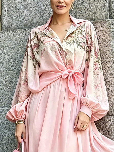 Elegant Random Print Shirt, Pink, Blouses and Shirts
Elegant Random Print Shirt, Pink, Blouses and Shirts