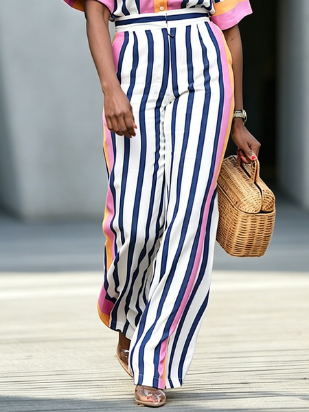 Urban Striped Straight Pants, As picture, Pants
Urban Striped Straight Pants, As picture, Pants