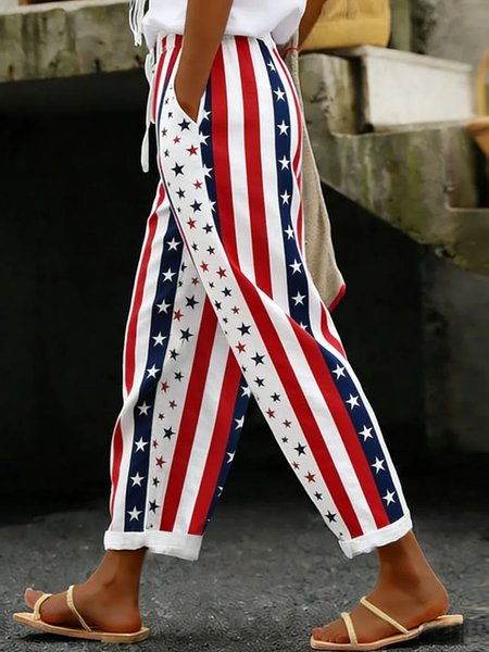 Women America Flag Long Pants Casual Spring/Fall Trousers, Multicolor, Pants
Women America Flag Long Pants Casual Spring/Fall Trousers, Multicolor, Pants