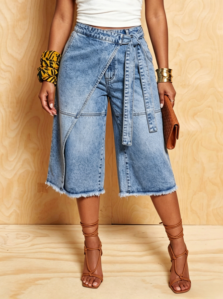 Denim Casual Loose Plain Jeans, Blue, Plus Pants
Denim Casual Loose Plain Jeans, Blue, Plus Pants