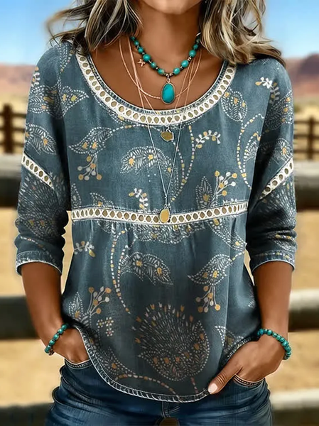 Crew Neck Half Sleeve Abstract Printing Regular Micro-Elasticity Loose Blouse For Women, As picture, Blouses
Crew Neck Half Sleeve Abstract Printing Regular Micro-Elasticity Loose Blouse For Women, As picture, Blouses