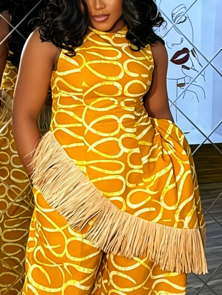 Urban Geometric Printing Blouse, Yellow, Blouses and Shirts
Urban Geometric Printing Blouse, Yellow, Blouses and Shirts
