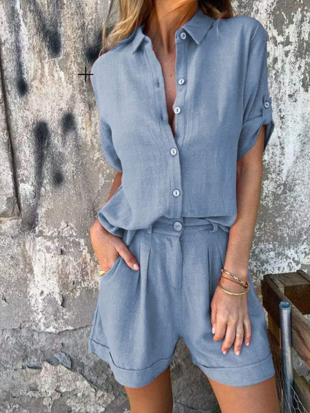Women Plain Split Joint Two-Piece Set Daily Half Sleeve Casual Summer Top With Pants Matching Set, Blue, Suit Set
Women Plain Split Joint Two-Piece Set Daily Half Sleeve Casual Summer Top With Pants Matching Set, Blue, Suit Set