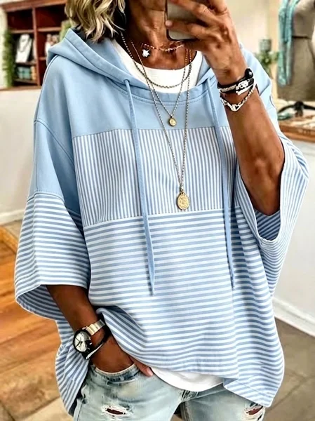 Casual Hoodie Striped Hoodie, Blue, Hoodies & Sweatshirts
Casual Hoodie Striped Hoodie, Blue, Hoodies & Sweatshirts