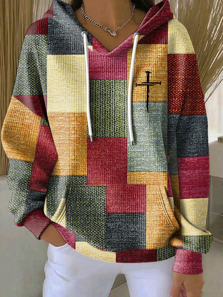 Women Color Block Long Sleeve Vintage Daily Spring/Fall Hoodie, Multicolor, Sweatshirts & Hoodies
Women Color Block Long Sleeve Vintage Daily Spring/Fall Hoodie, Multicolor, Sweatshirts & Hoodies