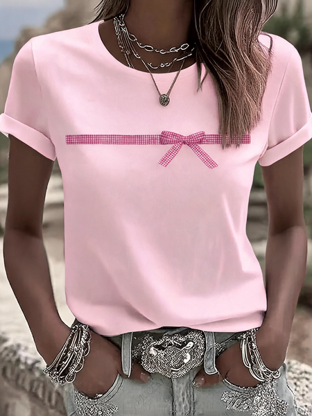 Casual 3D Printing Crew Neck Short Sleeve T-shirt, Pink, T-shirts
Casual 3D Printing Crew Neck Short Sleeve T-shirt, Pink, T-shirts