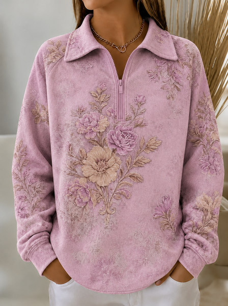 Women Floral Crew Neck Printing Casual Spring/Fall Long Sleeve Sweatshirt, Purple, Sweatshirts & Hoodies
Women Floral Crew Neck Printing Casual Spring/Fall Long Sleeve Sweatshirt, Purple, Sweatshirts & Hoodies