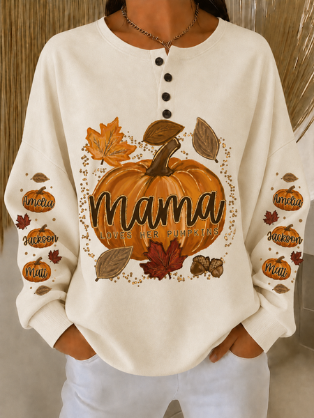 Casual Henley Collar Text Letters Sweatshirt, Apricot, Hoodies & Sweatshirts
Casual Henley Collar Text Letters Sweatshirt, Apricot, Hoodies & Sweatshirts