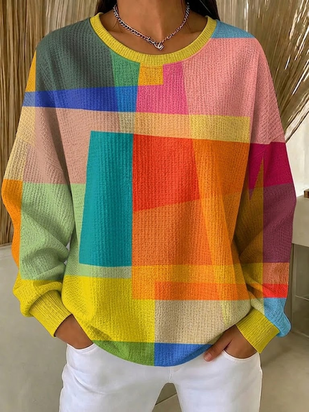 Casual Crew Neck Abstract Sweatshirt Printing, As picture, Hoodies & Sweatshirts
Casual Crew Neck Abstract Sweatshirt Printing, As picture, Hoodies & Sweatshirts