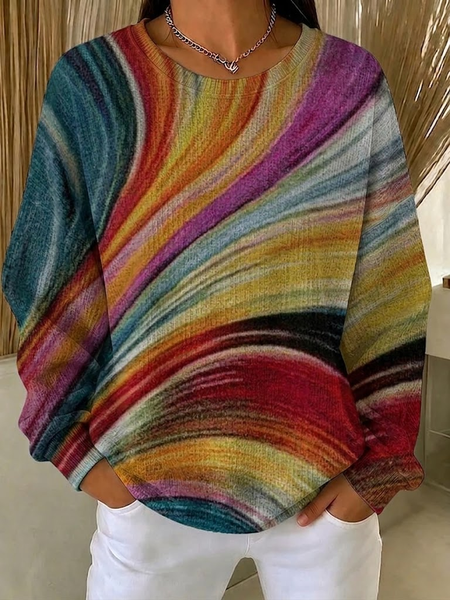 Casual Crew Neck Abstract Sweatshirt Printing, As picture, Hoodies & Sweatshirts
Casual Crew Neck Abstract Sweatshirt Printing, As picture, Hoodies & Sweatshirts