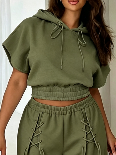 Casual Plain Hooded Hoodie, Army green, Hoodies and Sweatshirts
Casual Plain Hooded Hoodie, Army green, Hoodies and Sweatshirts