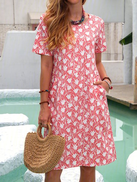 Abito Donna, Rosa, Dresses