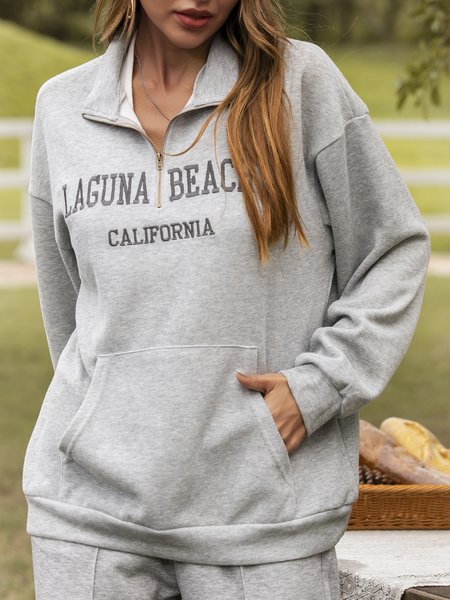 Casual Long Sleeve Sweatshirt, Gray, Hoodies & Sweatshirts
Casual Long Sleeve Sweatshirt, Gray, Hoodies & Sweatshirts