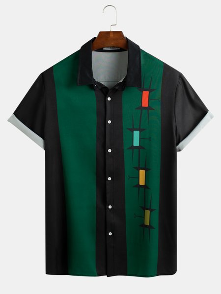 Mens Geo Print Casual Lapel Short Sleeve Hawaiian Shirts, Green, Shirts & Blouse
Mens Geo Print Casual Lapel Short Sleeve Hawaiian Shirts, Green, Shirts & Blouse