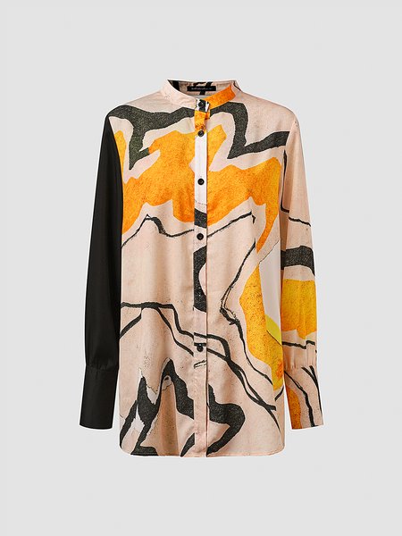 Long Sleeve Shift Stand Collar Casual Shirts & Tops, Apricot, Shirts & Blouses
Long Sleeve Shift Stand Collar Casual Shirts & Tops, Apricot, Shirts & Blouses