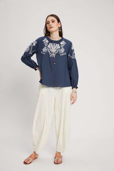 Casual Household Daily Crew Neck Vintage Shirts & Tops, Purplish blue, Shirts & Blouses
Casual Household Daily Crew Neck Vintage Shirts & Tops, Purplish blue, Shirts & Blouses