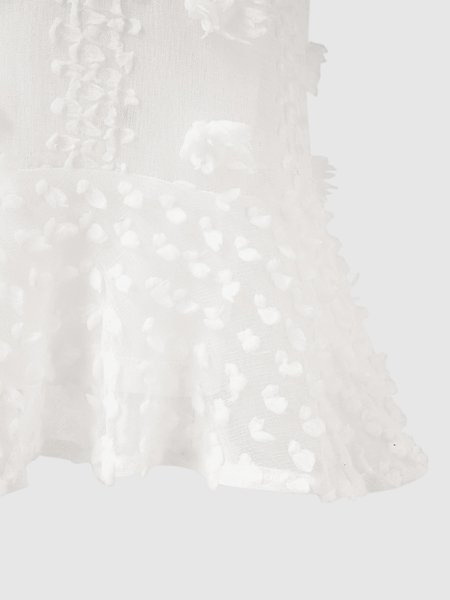 Elegant Dresse, White, Midi Dresses