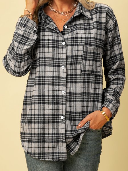 Vintage Long Sleeve Blouse, Gray, Blouses & Shirts
Vintage Long Sleeve Blouse, Gray, Blouses & Shirts