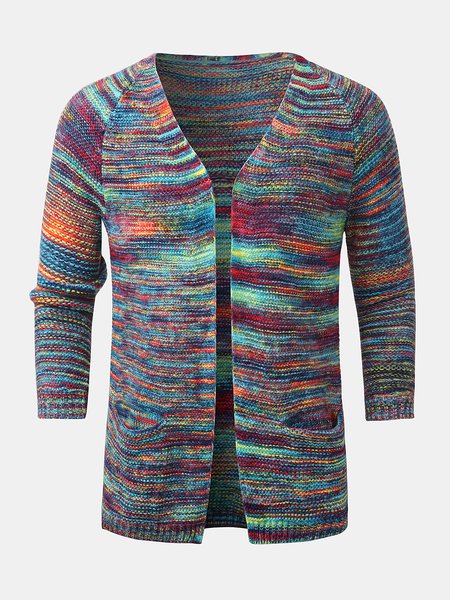 Sweater, Blue purple, Men's Sweater