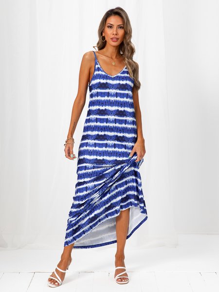 Spaghetti Knitting Dress A-Line Casual Ombre/tie-Dye Knitting Dress, Blue, Dresses
Spaghetti Knitting Dress A-Line Casual Ombre/tie-Dye Knitting Dress, Blue, Dresses