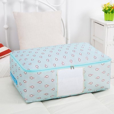 Washable Portable Storage Container Lovely Print Oxford Clothes Quilts Storage Bags Folding Organizer