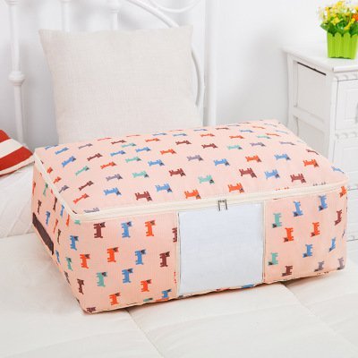 Washable Portable Storage Container Lovely Print Oxford Clothes Quilts Storage Bags Folding Organizer