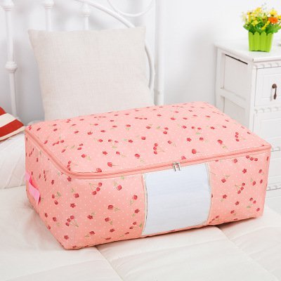 Washable Portable Storage Container Lovely Print Oxford Clothes Quilts Storage Bags Folding Organizer