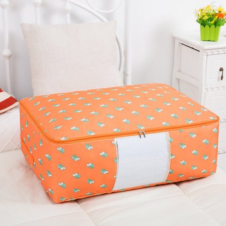 Washable Portable Storage Container Lovely Print Oxford Clothes Quilts Storage Bags Folding Organizer