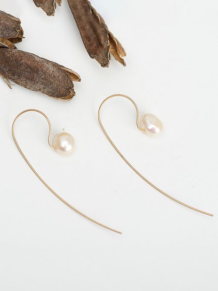 

Womens Pear Vintage Simple Earrings, As picture, Earrings