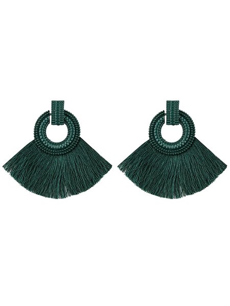 

Vintage Earrings, Deep green, Earrings
