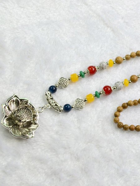 

Women Boho Fashion Alloy Sweater Necklace, 6#, Accessories