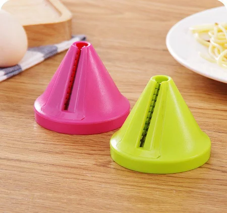 

Creative Spiral Slicer Cutter Kitchen Gadget Rotary Cutter Cut Vegetable Carrot Grater Funnel, Green, Home & Garden & Decorations
