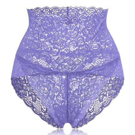 High Waisted Lace Tummy Shaping Panty