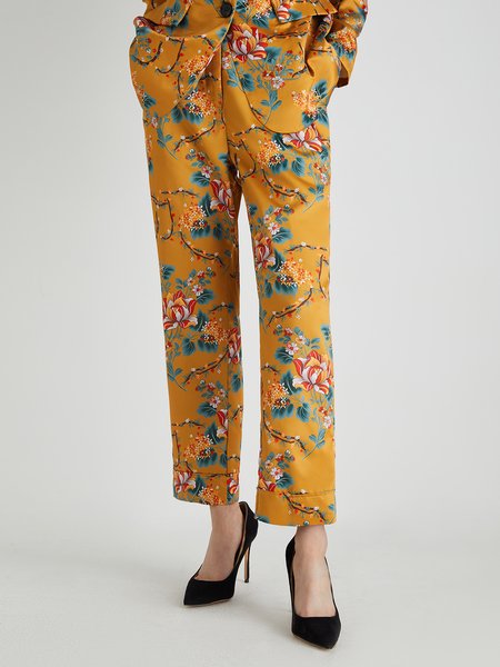 

Urban Floral Regular Fit Fashion Pants, Yellow, Pants