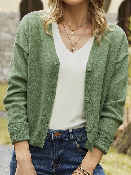 

Casual Long Sleeve Sweater, Gray, Sweaters