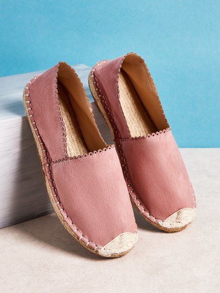 

Casual Espadrille Fisherman Shoes, Pink, Flats & Loafers