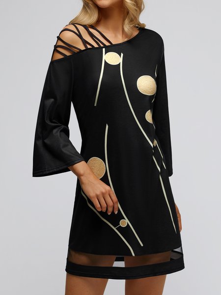 

Casual Loose Asymmetrical Dress, Black, Dresses