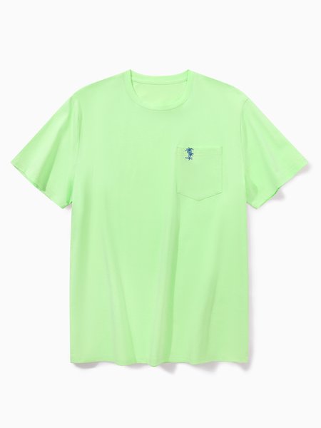 

Pure Cotton Coconut Tree T-Shirt, Green, Men's t-shirts
