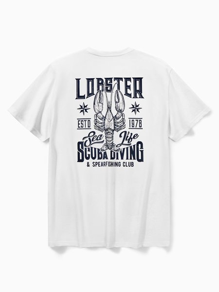 

Cotton Coconut Tree T-Shirt, White, Men's t-shirts