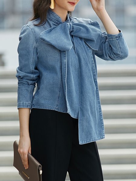 

Regular Fit Urban Denim Blouse, Blue, Blouses and Shirts