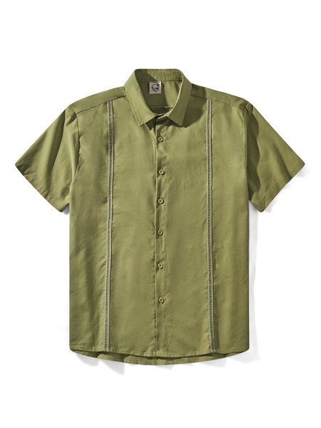 Hardaddy® Cotton Ribbon Guayabera Shirt