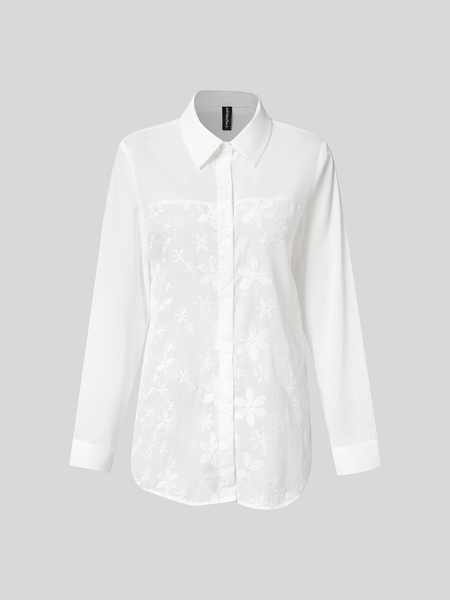 

Casual Loose Shirt Collar Blouse, White, Shirts & Blouses