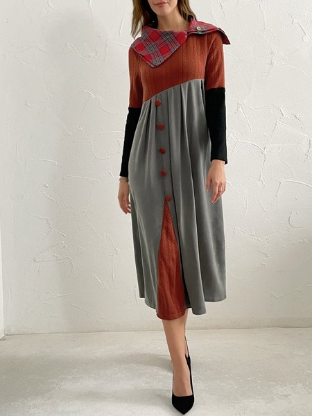 

Regular Fit Casual Dress, Red, Casual Dresses