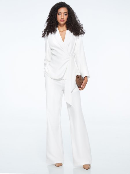 

Daily High Waist Daily Fit Urban Fashion Pants, White, Pants
