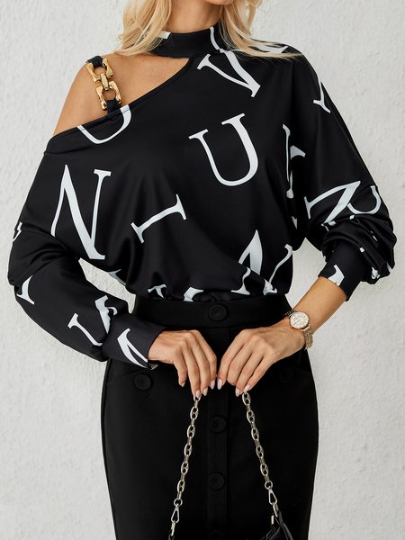 

Regular Fit Long Sleeve Urban T-Shirt, Black, Tees