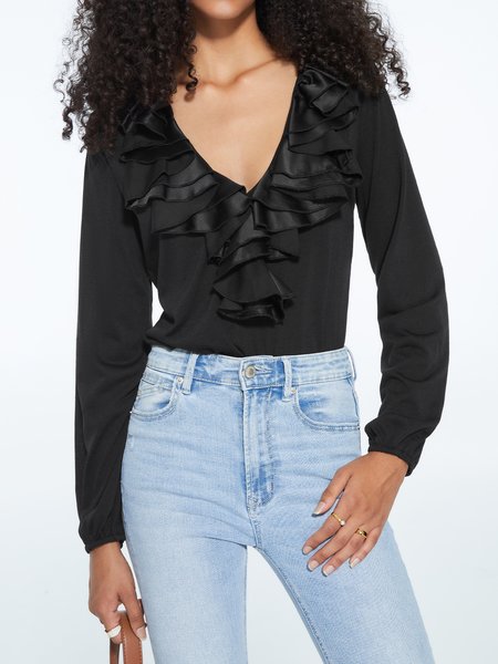 

Black Long Sleeve Vintage Tops, Tops