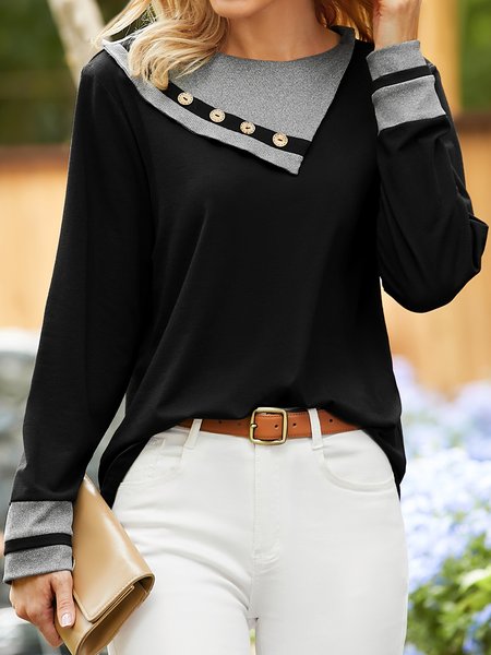 

Plain Simple Asymmetrical Top, Green, Tops